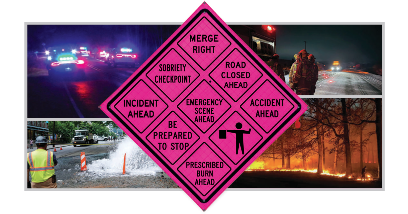 Pink Is The New Orange: Incident Management Signs