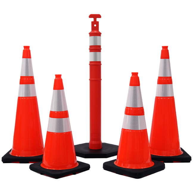 Bone Cones and Delineators - Bone Safety Signs