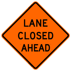 Lunarch Veteran/Wedding Festivity 両面エラー Added Lane Symbol (W4-3R) - Akron Safety Lite - Traffic and