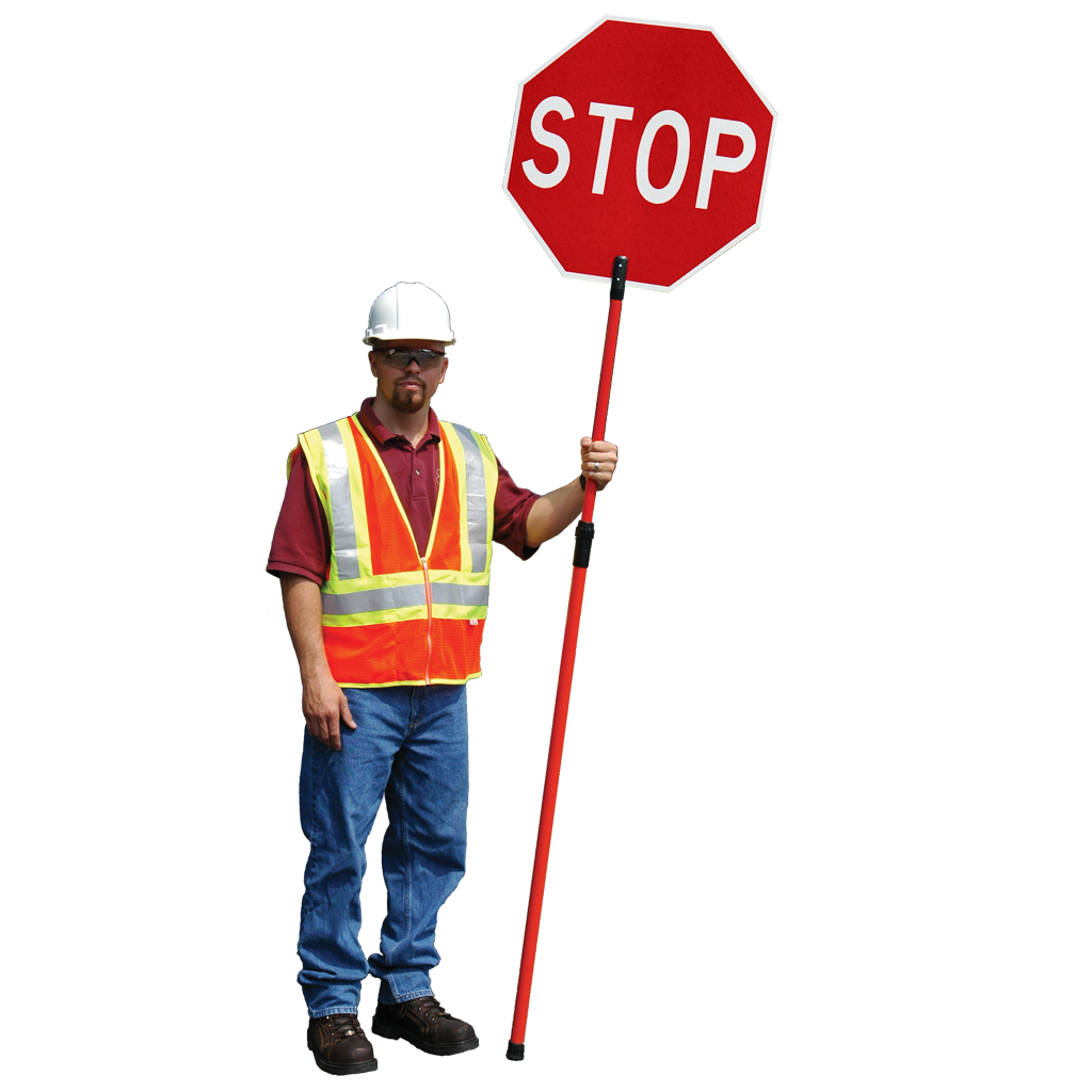 Stop / Slow Paddle - Bone Safety Signs