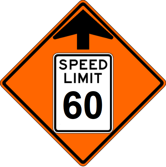 Reduced Speed Limit Ahead (RUS)